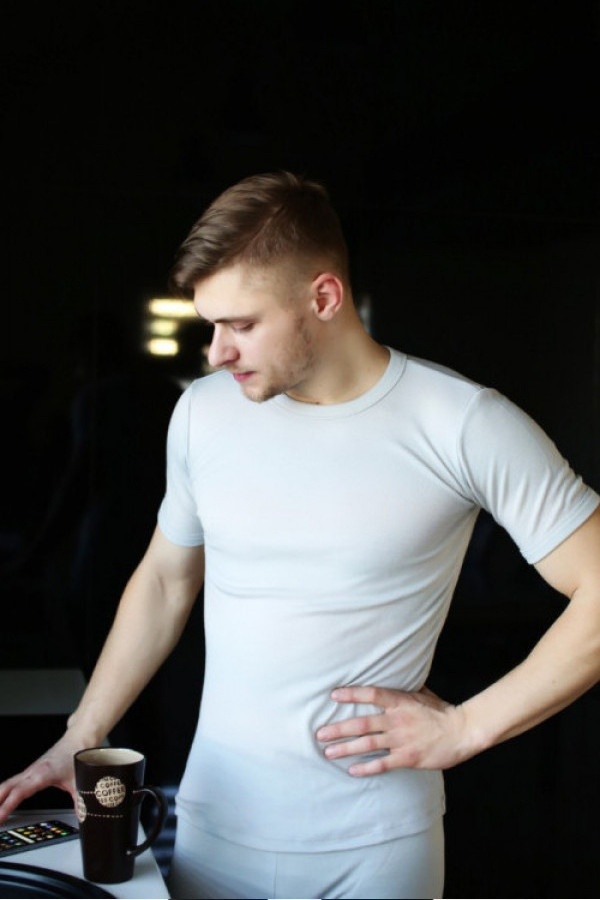 Moška majica KR iz 100% volne NATUR XS do XXXL