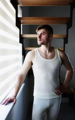 Moška majica BR iz 100% volne NATUR XL