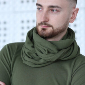 NA ZALOGI Infinity šal 100% merino volna - TEMNO ZELEN