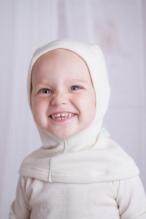 EKO Merino otroška kapa NATUR več vel.