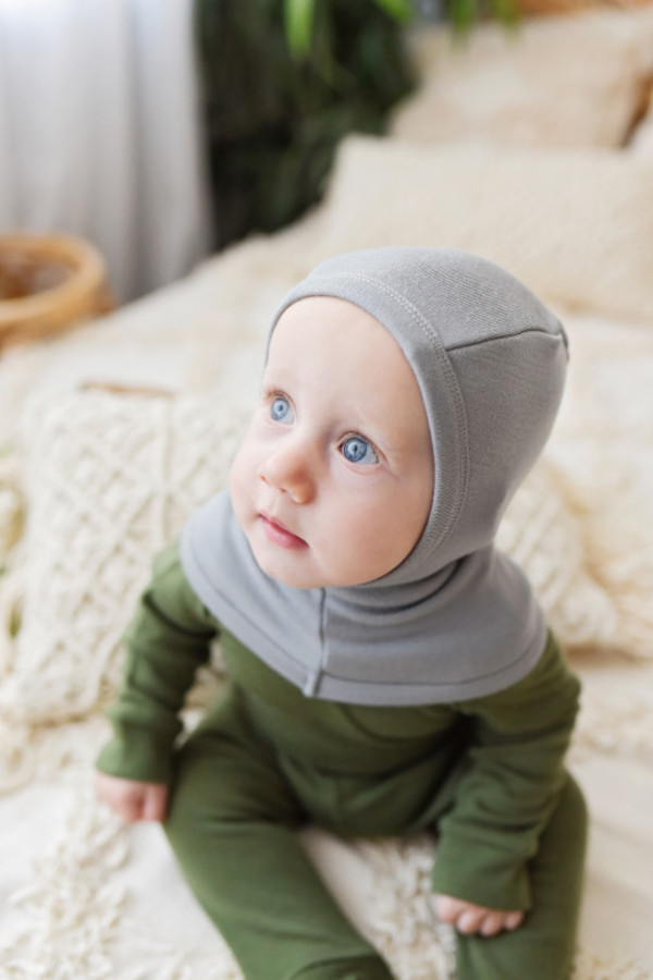 EKO Merino otroška kapa SIVA več vel. EKO Merino otroška kapa SIVA več vel.