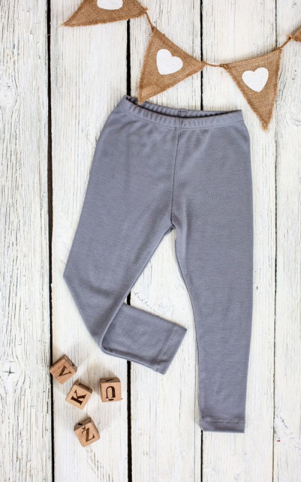 EKO Merino otroške legice SIVE od 122-152 EKO Merino otroške legice SIVE od 122-152