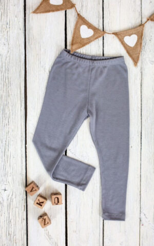 EKO Merino otroške legice SIVE od 86-116