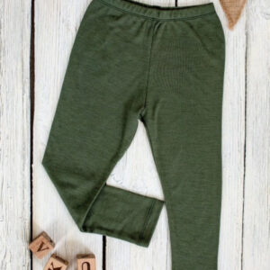 EKO Merino otroške legice ZELENE od 122-152 EKO Merino otroške legice ZELENE od 122-152