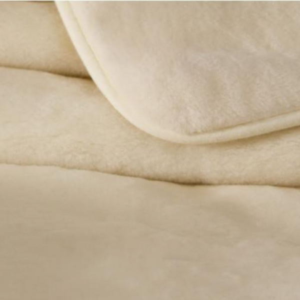 Volnena dvoplastna odeja MERINO krem