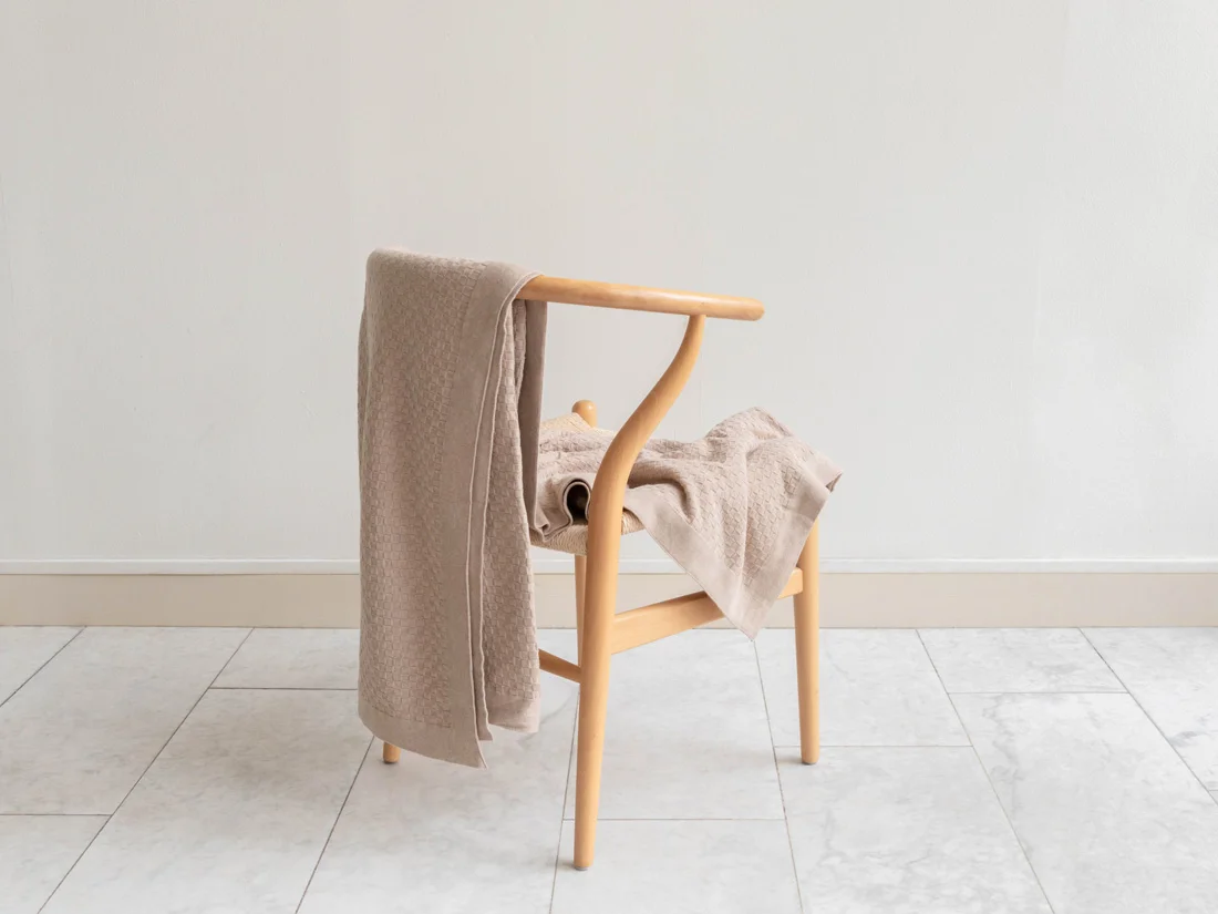 Deka iz 100% eko bombaža, 160x250, SAND