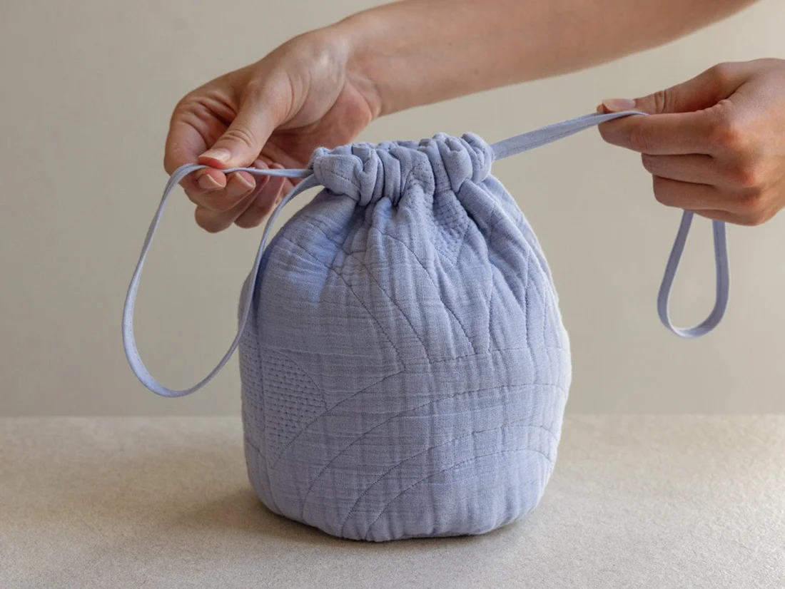 Toaletna torbica mošnjiček eko bombaž SIVKA Toaletna torbica mošnjiček eko bombaž SIVKA