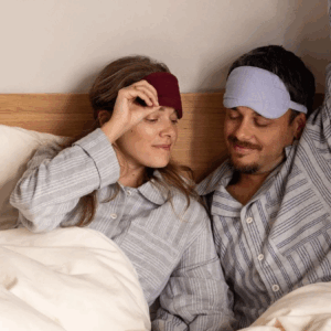 Spodnji del moške pižame iz eko flanele, siva črtasta