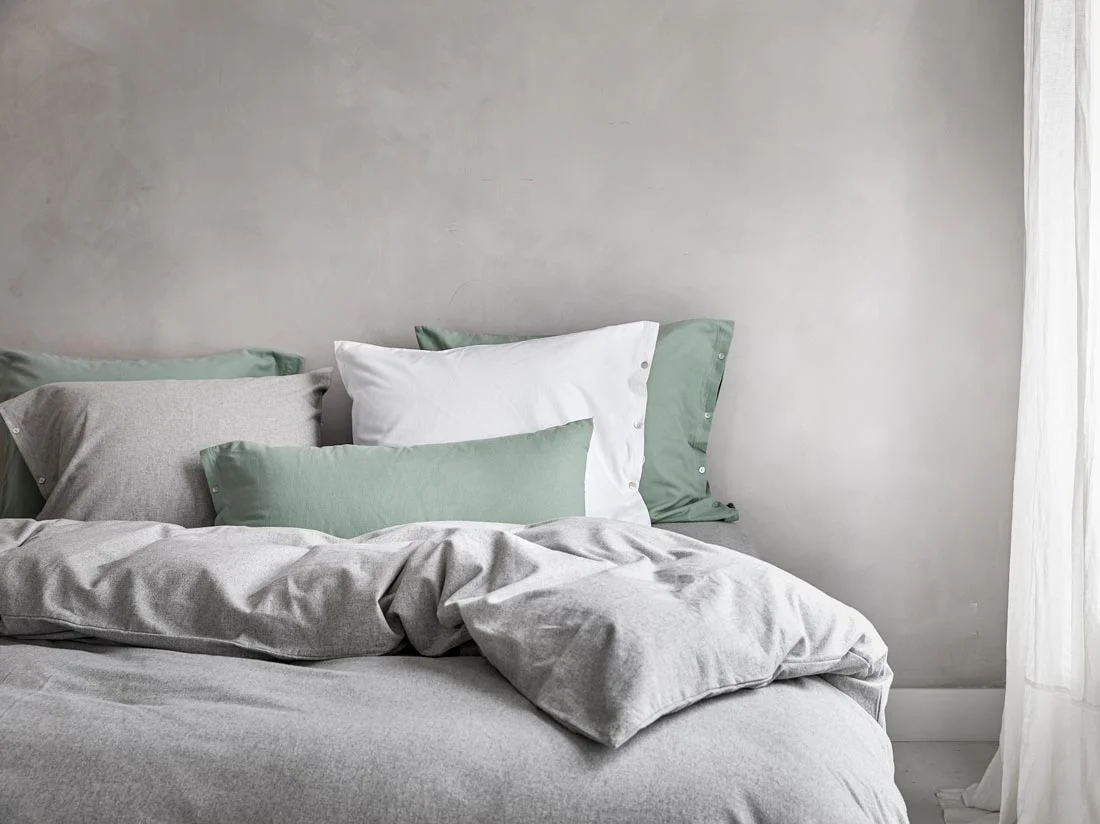 Posteljnina flanela light grey razl.dim.