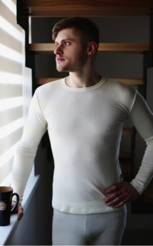 Moška majica DR iz 100% volne NATUR XS do XXXL