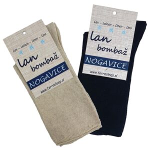 Nogavice lan bombaž NATUR Clasic od 40-47