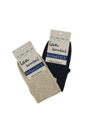 Nogavice lan bombaž ČRNE Sneakers od 36 do 45