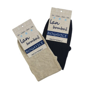 Nogavice lan bombaž NATUR Sneakers od 36 do 45 Nogavice lan bombaž NATUR Sneakers od 36 do 45