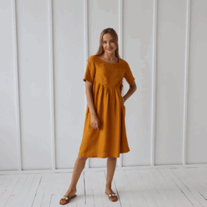 Obleka 1237, 100% lan Obleka 1237, 100% lan