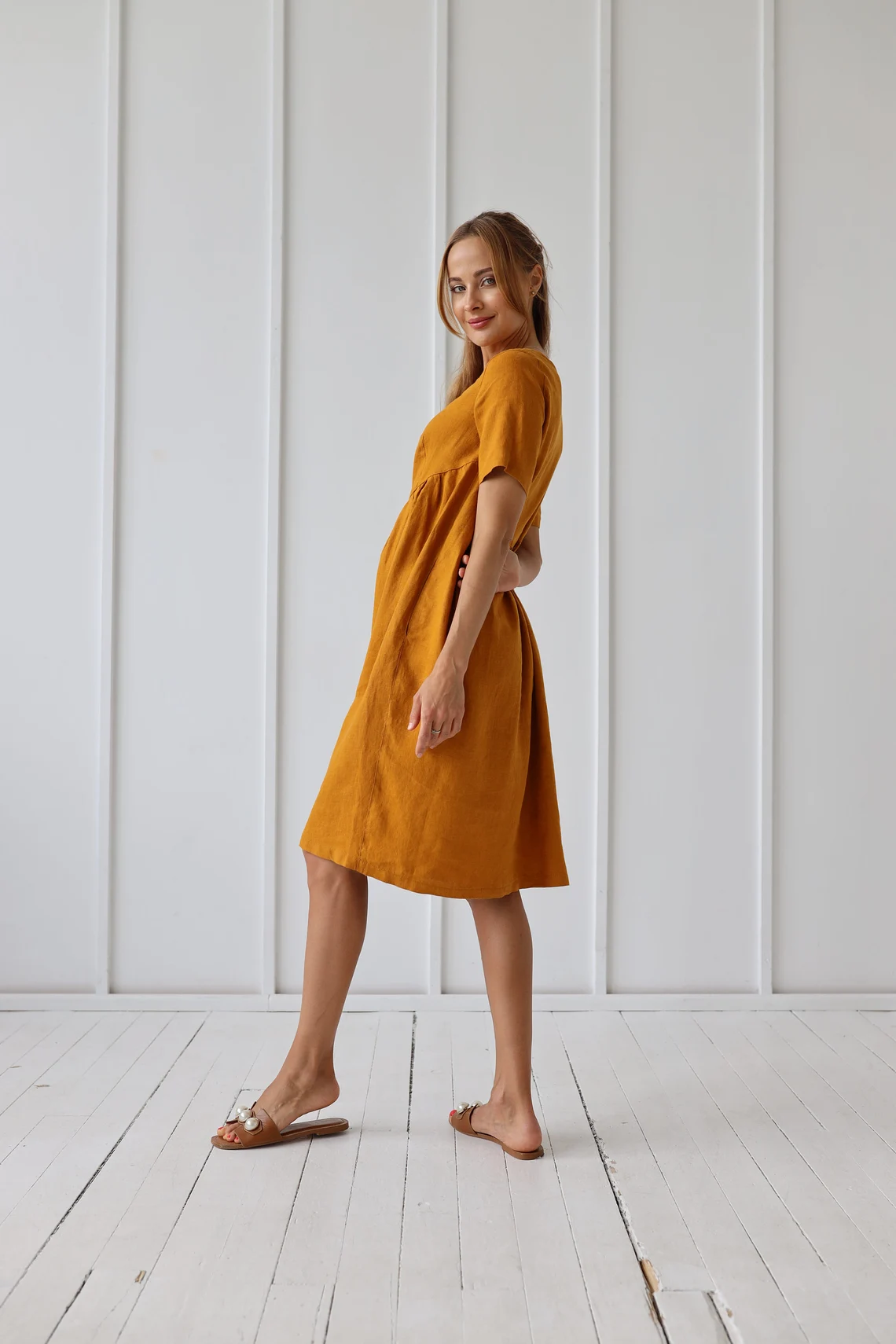 Obleka 1237, 100% lan Obleka 1237, 100% lan