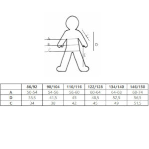 EKO Merino otroška pižama PETROL MODRA od 86-152