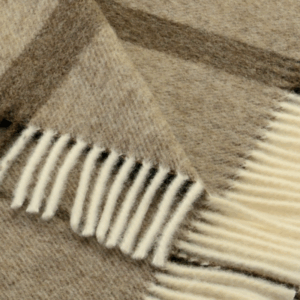 Volnena odeja ISOLA bež karo