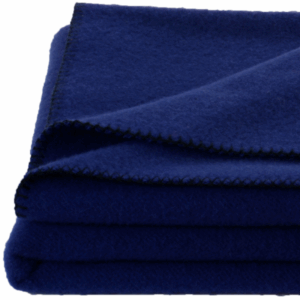 Volnena odeja INN velur t.blau 150x200