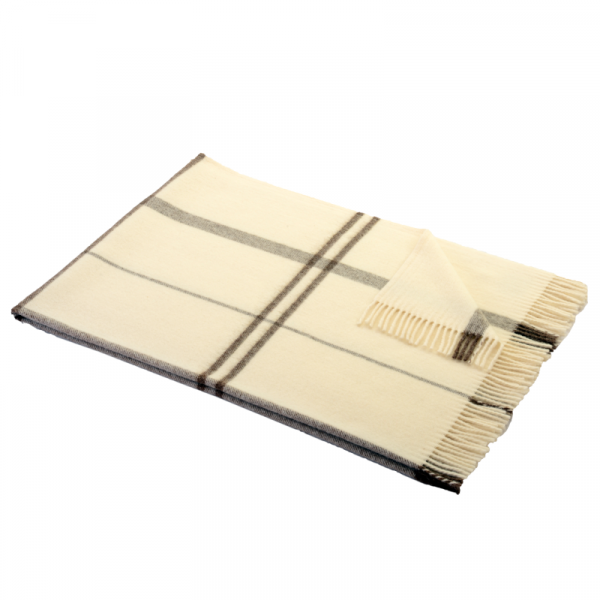 Volnena odeja ISOLA natur karo