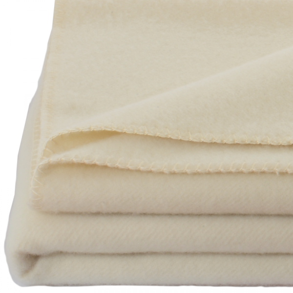 Otroška odeja 100% ovčja volna INN velur NATUR dve dim.