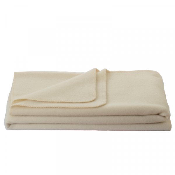 Otroška odeja 100% ovčja volna INN velur NATUR dve dim.