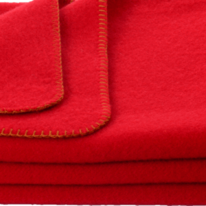 Volnena odeja INN velur rot 150x200