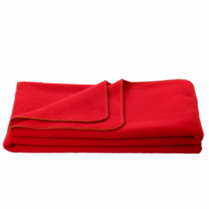 Volnena odeja INN velur rot 150x200