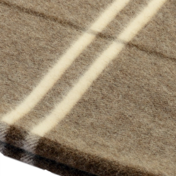 Volnena odeja ISOLA rjava karo