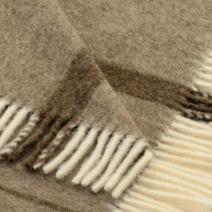 Volnena odeja ISOLA rjava karo