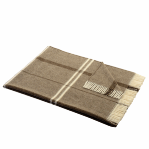 Volnena odeja ISOLA rjava karo