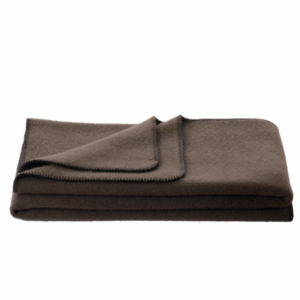 Otroška odeja 100% ovčja volna INN velur RJAVA dve dim. 