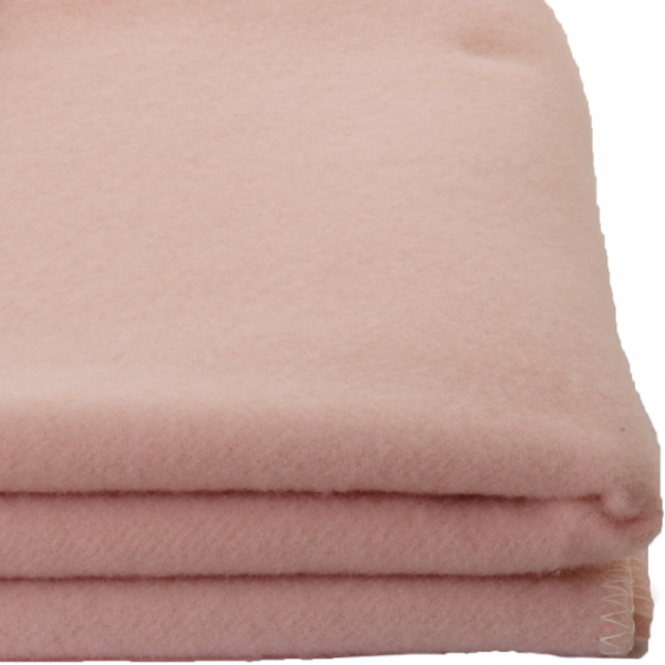 Volnena odeja INN velur rosa 150x200