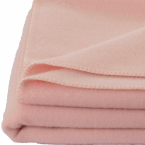 Otroška odeja 100% ovčja volna INN velur ROZA dve dim.