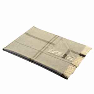 Volnena odeja ISOLA siva karo 