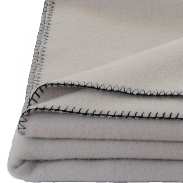 Volnena odeja INN velur silber 150x200