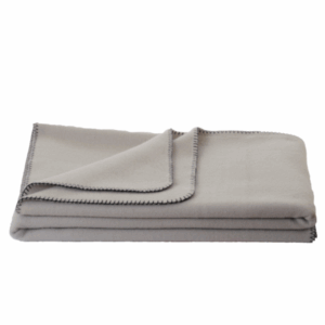 Otroška odeja 100% ovčja volna INN velur SIVA dve dim. 