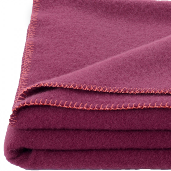 Otroška odeja 100% ovčja volna INN velur VIJOLA dve dim.