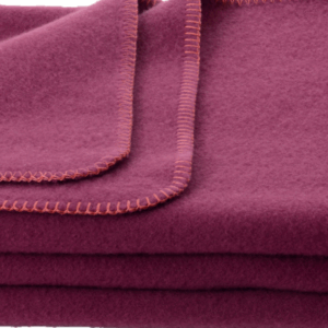 Otroška odeja 100% ovčja volna INN velur VIJOLA dve dim.