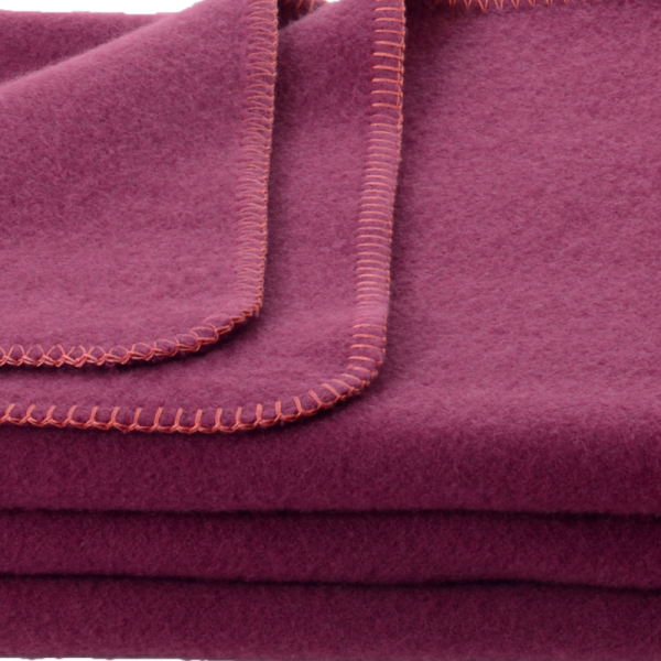 Otroška odeja 100% ovčja volna INN velur VIJOLA dve dim.