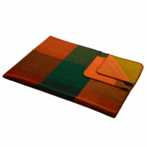 Volnena odeja MONZA rdeče zelena karo