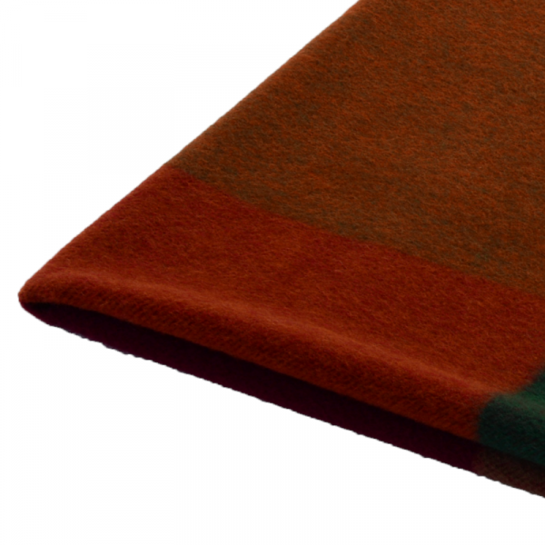 Volnena odeja MONZA rdeče zelena karo