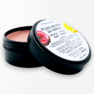 Piling maska za obraz vrtnica,limona Piling maska za obraz vrtnica,limona