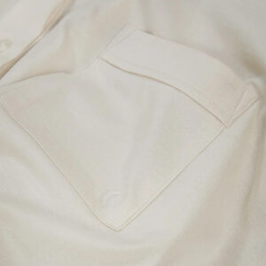 Zgornji del pižame iz eko bombaža, crem S