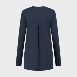 Zgornji del pižame iz eko bombaža, moder