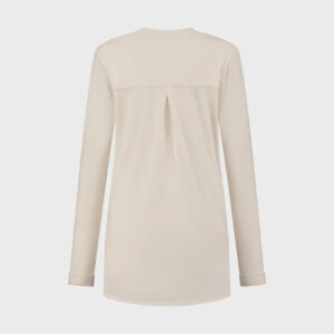 Zgornji del pižame iz eko bombaža, crem