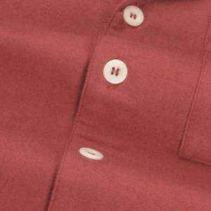 Zgornji del moške pižame iz eko flanele, rdeča