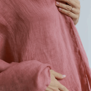 Šal iz 100% lana roza