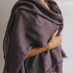 Šal iz 100% lana melancan