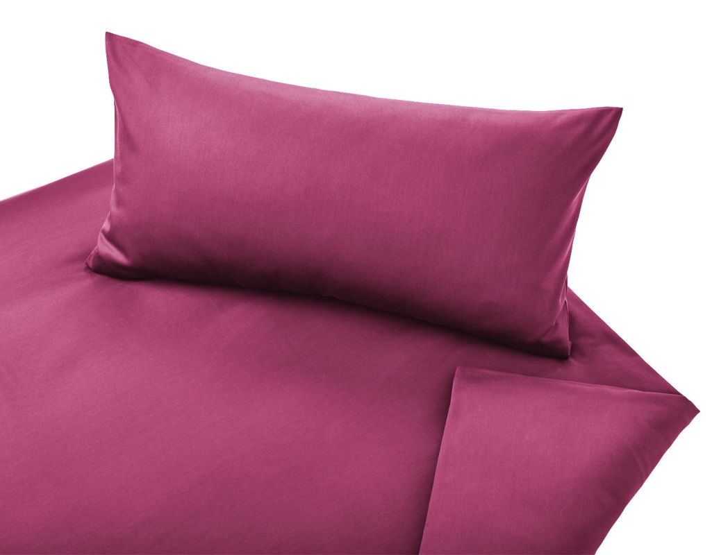 Posteljnina Classic saten sangria, več dimenzij