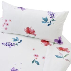 Posteljnina Blumenwiese saten, ročno potiskana 140x200, 50x70